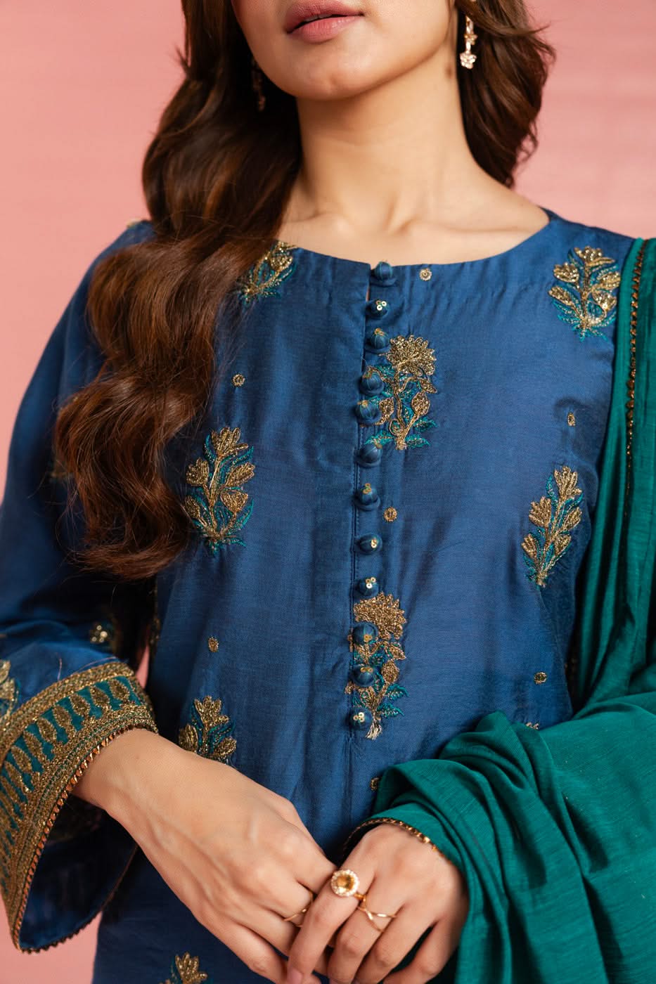 RTW | SHIRT, TROUSER & DUPATTA - Image 3