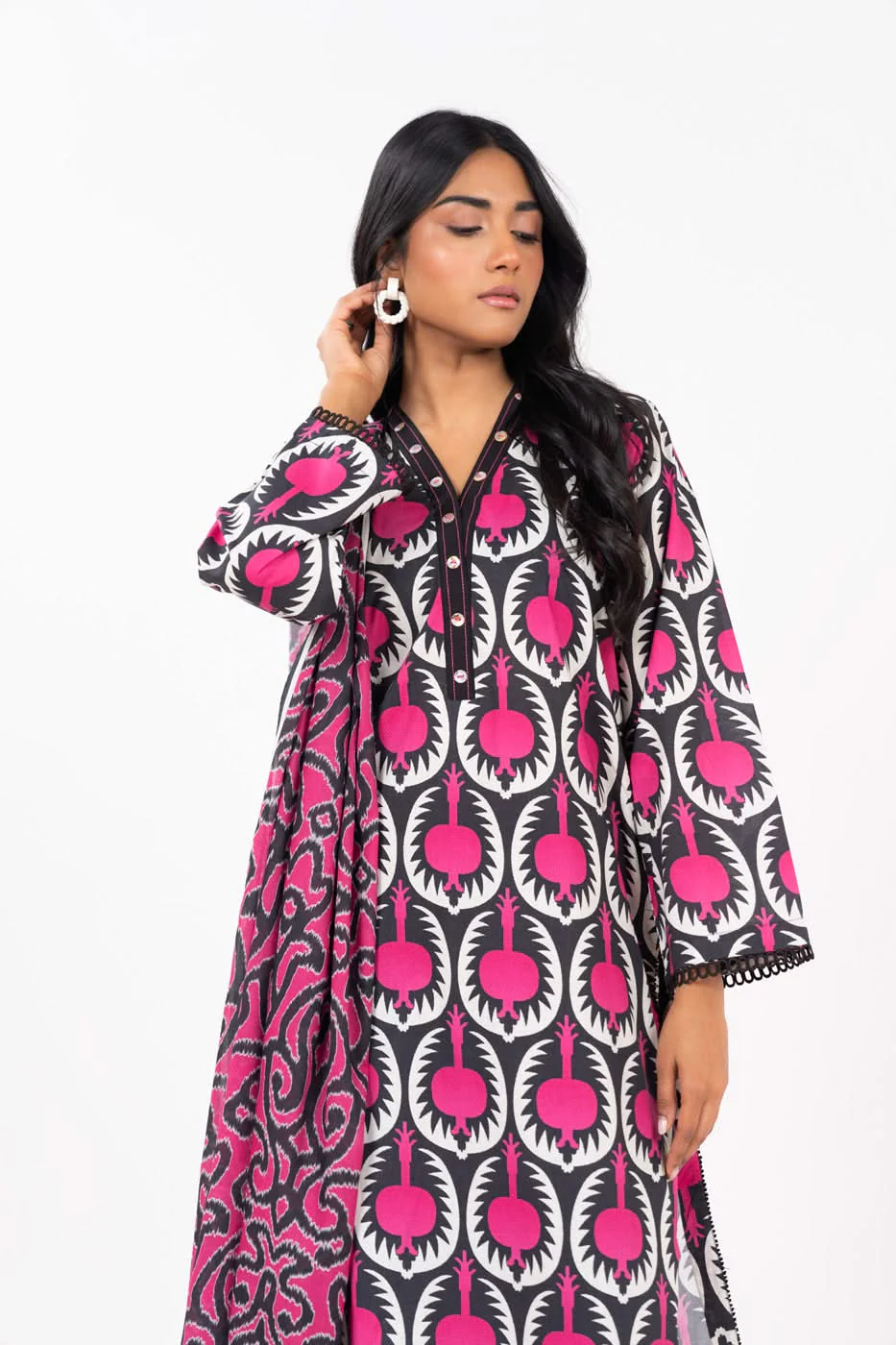 RTW | SHIRT, TROUSER & DUPATTA - Image 2